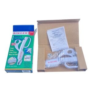 Singer Smart Scissors &Replacement Blades New In Box Battery Operated As Seen TV